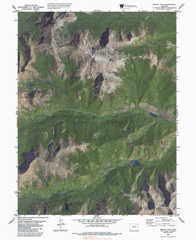 Mount Yake Map CO-MOUNT YALE: GeoChange 1975-2011 Map by Western Michigan University ...