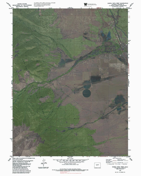 CO-BUENA VISTA WEST: GeoChange 1975-2009 Preview 1