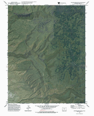 CO-UNCOMPAHGRE BUTTE: GeoChange 1964-2011 Preview 1