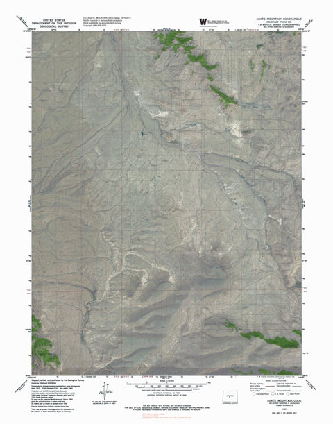 CO-AGATE MOUNTAIN: GeoChange 1975-2011 Preview 1