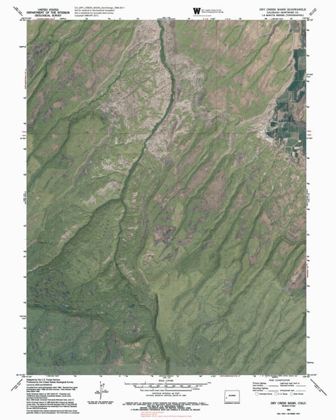 CO-DRY CREEK BASIN: GeoChange 1964-2011 Preview 1