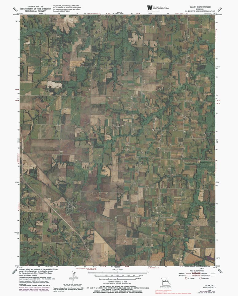 MO-CLARK: GeoChange 1949-2012 Map by Western Michigan University ...