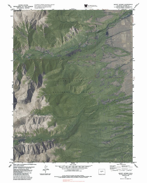 CO-MOUNT ANTERO: GeoChange 1975-2011 Preview 1