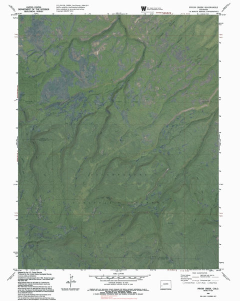 CO-PRYOR CREEK: GeoChange 1964-2011 Preview 1