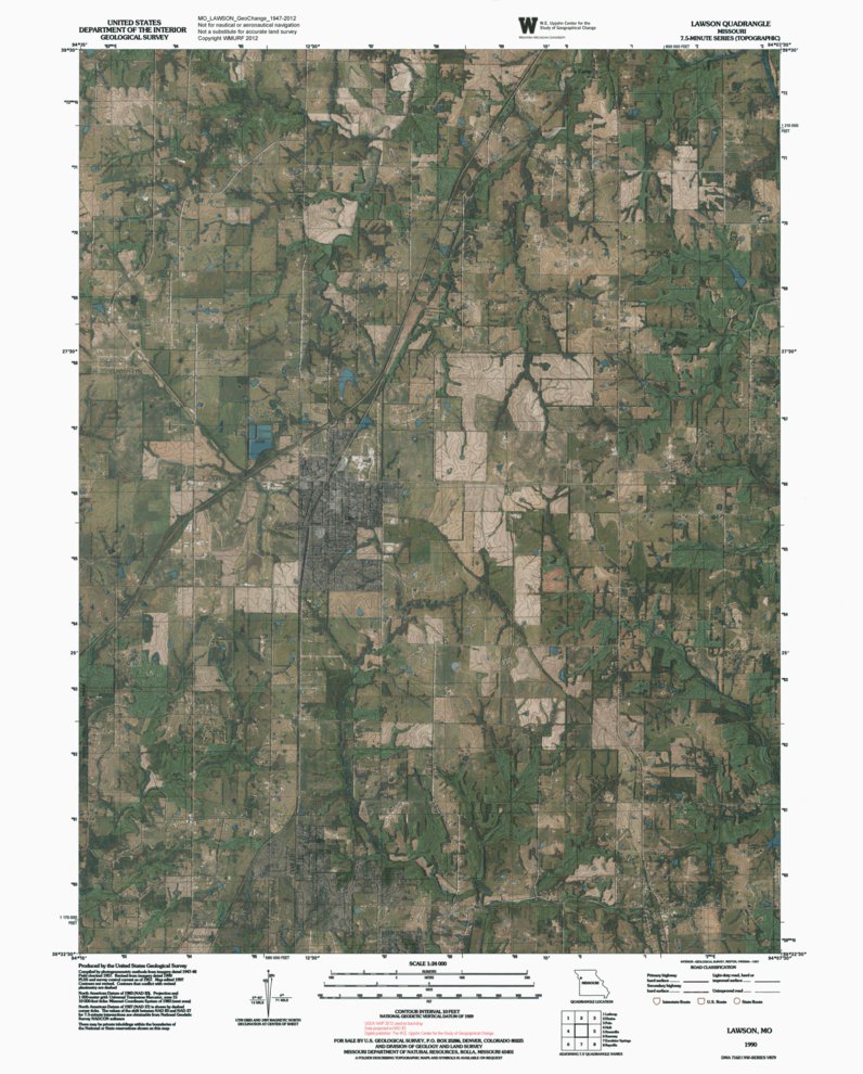 MO-LAWSON: GeoChange 1947-2012 Map by Western Michigan University ...