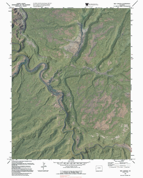 CO-RED CANYON: GeoChange 1947-2011 Preview 1