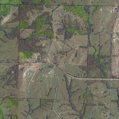 MO-BUCKLIN NW: GeoChange 1939-2012 Preview 3