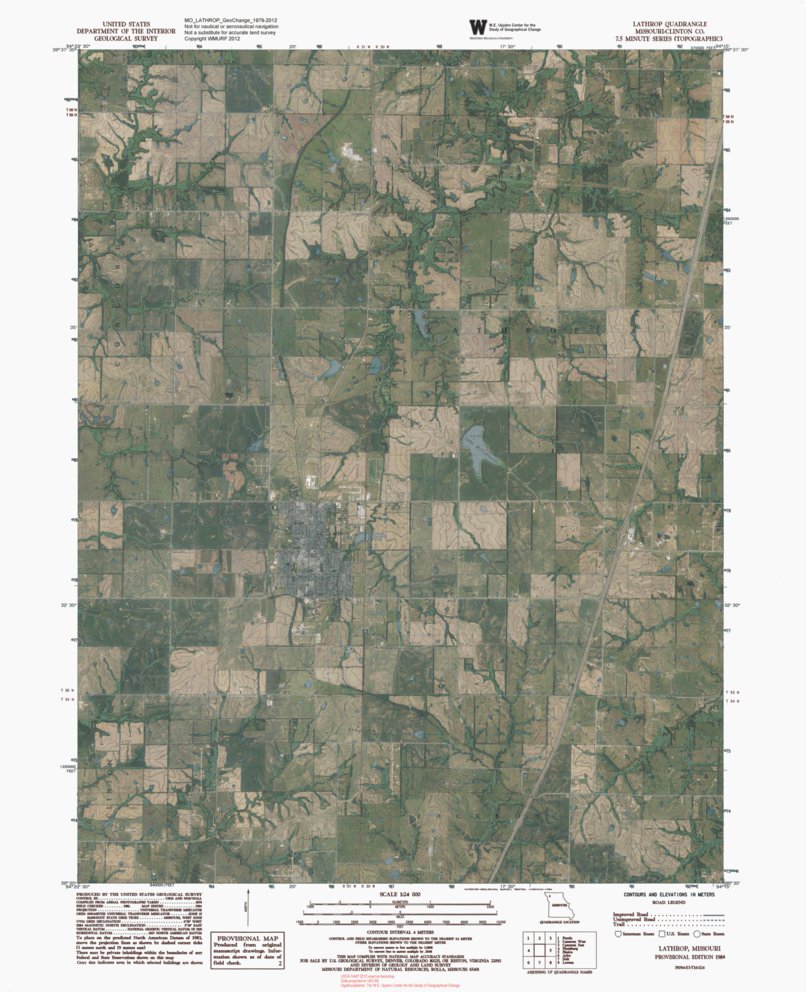 MO-LATHROP: GeoChange 1979-2012 Map by Western Michigan University ...
