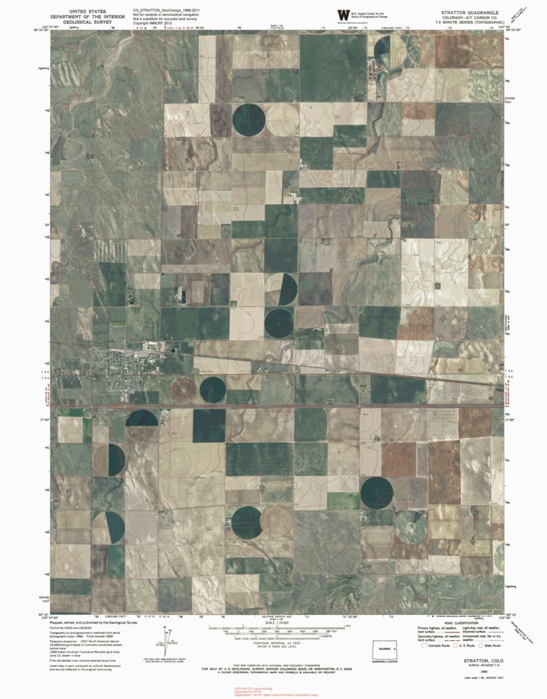 CO-STRATTON: GeoChange 1968-2011 Map by Western Michigan University ...