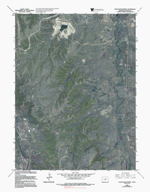 CO-CASTLE ROCK NORTH: GeoChange 1964-2011 Preview 1