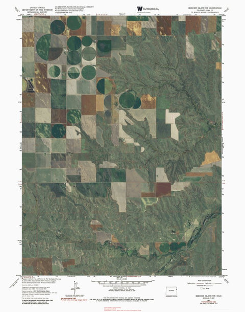 CO-BEECHER ISLAND NW: GeoChange 1962-2011 Preview 1