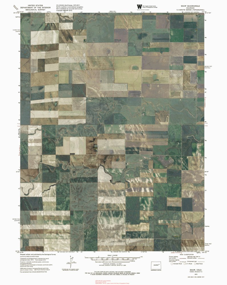 CO-SHAW: GeoChange 1972-2011 Map by Western Michigan University ...