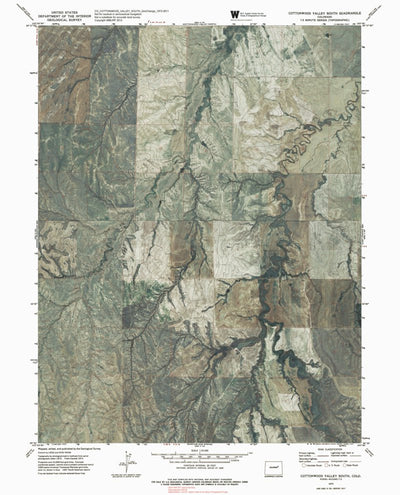 CO-COTTONWOOD VALLEY SOUTH: GeoChange 1972-2011 Preview 1