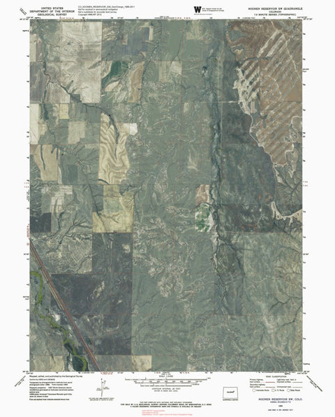 CO-NOONEN RESERVOIR SW: GeoChange 1968-2011 Preview 1