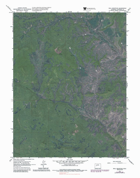 CO-BULL MOUNTAIN: GeoChange 1962-2011 Preview 1