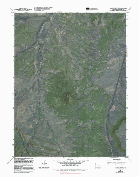 CO-DAWSON BUTTE: GeoChange 1964-2011 Preview 1