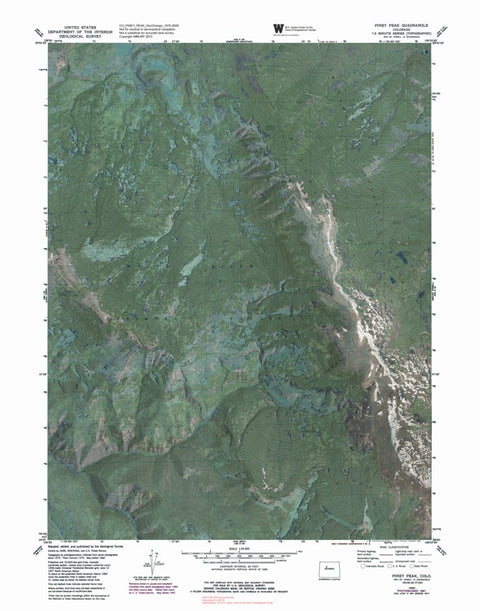 CO-PINEY PEAK: GeoChange 1975-2009 Preview 1