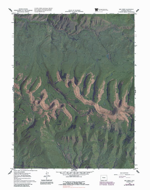 CO-RED CREEK: GeoChange 1960-2011 Preview 1