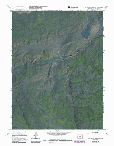 CO-BIG BEAVER RESERVOIR: GeoChange 1962-2011 Preview 1