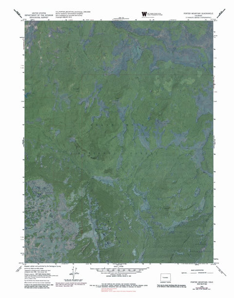 CO-PORTER MOUNTAIN: GeoChange 1956-2009 Preview 1