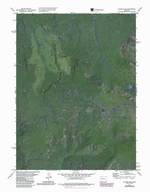 CO-OYSTER LAKE: GeoChange 1964-2011 Preview 1