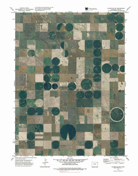 CO-CLARKVILLE SW: GeoChange 1971-2011 Preview 1