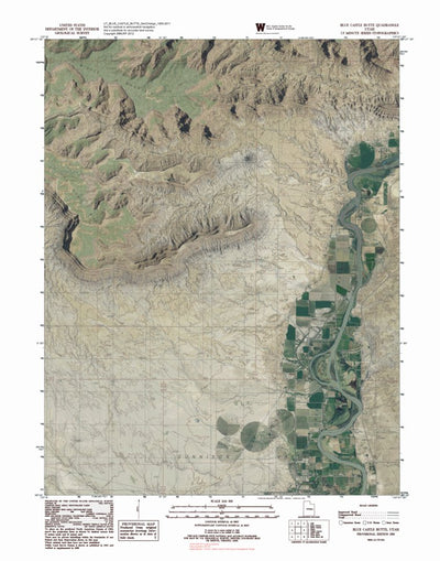UT-BLUE CASTLE BUTTE: GeoChange 1955-2011 Preview 1