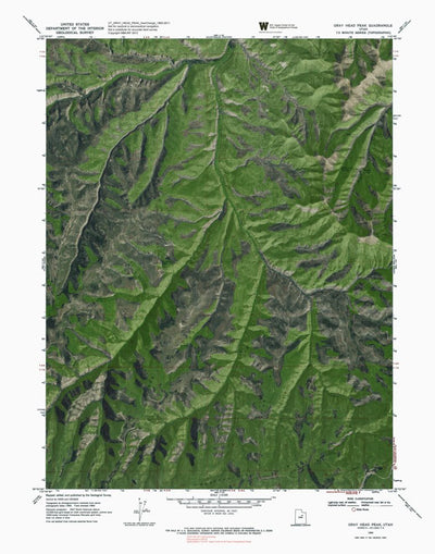 UT-GRAY HEAD PEAK: GeoChange 1965-2011 Preview 1