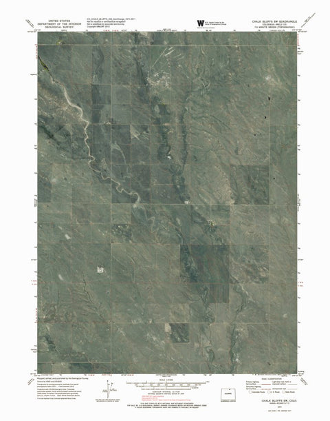 CO-CHALK BLUFFS SW: GeoChange 1971-2011 Preview 1