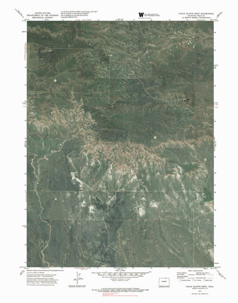 CO-CHALK BLUFFS WEST: GeoChange 1971-2011 Preview 1