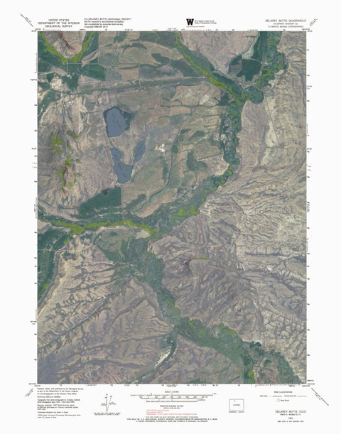 CO-DELANEY BUTTE: GeoChange 1952-2011 Preview 1