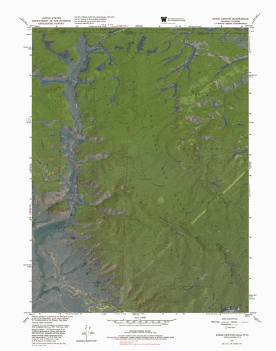 CO-WY-KINGS CANYON: GeoChange 1947-2011 Preview 1