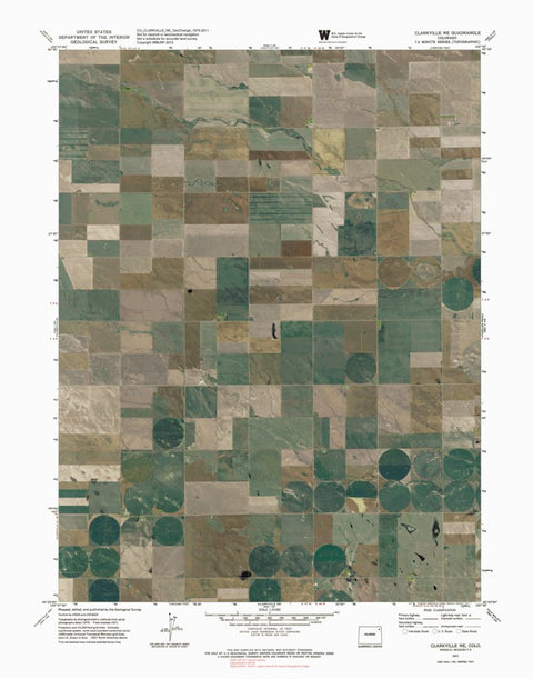 CO-CLARKVILLE NE: GeoChange 1970-2011 Preview 1