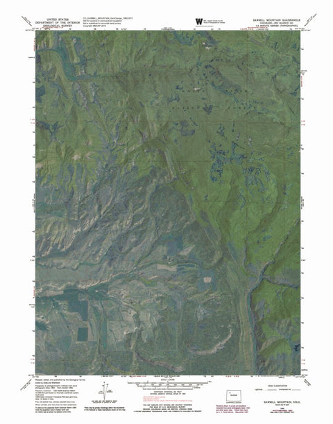 CO-SAWMILL MOUNTAIN: GeoChange 1962-2011 Preview 1