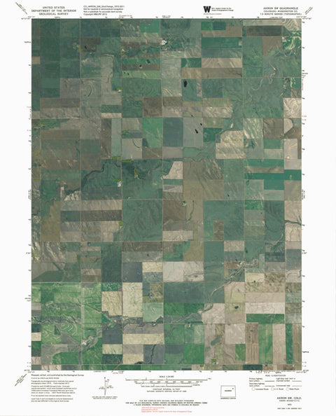 CO-AKRON SW: GeoChange 1972-2011 Preview 1