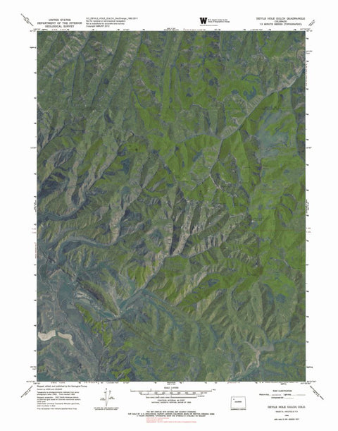 CO-DEVILS HOLE GULCH: GeoChange 1962-2011 Preview 1