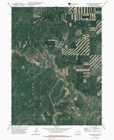 CO-KIRCHNAVY BUTTE: GeoChange 1973-2011 Preview 1