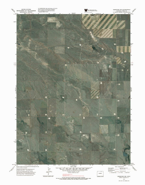 CO-HEREFORD NW: GeoChange 1971-2011 Preview 1