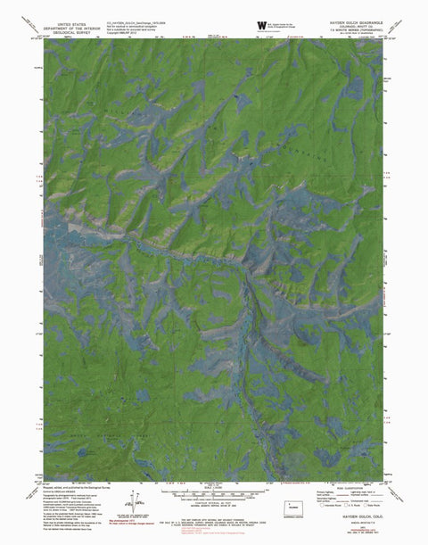 CO-HAYDEN GULCH: GeoChange 1970-2009 Preview 1