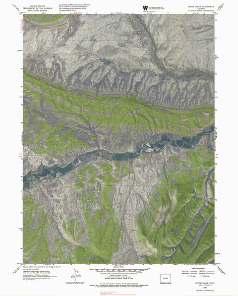 CO-DIVIDE CREEK: GeoChange 1961-2011 Preview 1