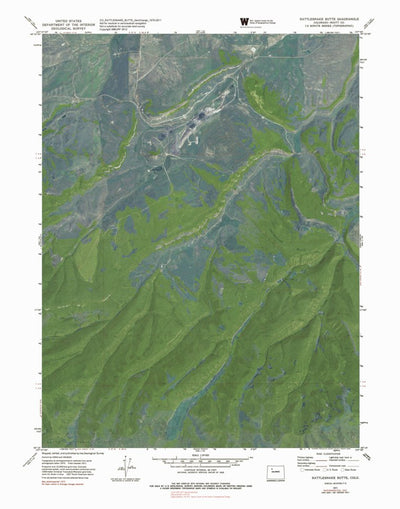 CO-RATTLESNAKE BUTTE: GeoChange 1970-2011 Preview 1