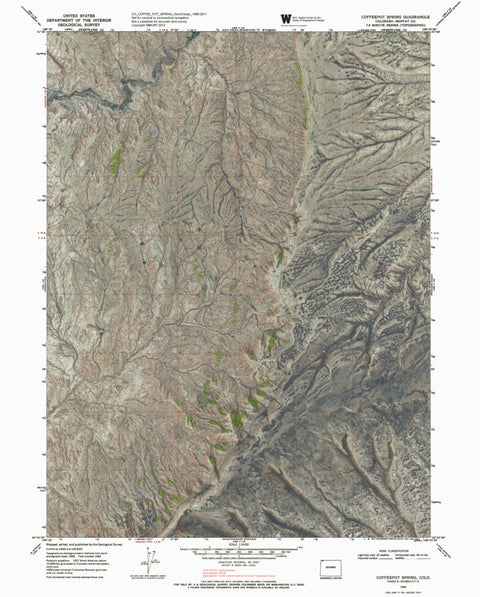 CO-COFFEE POT SPRING: GeoChange 1968-2011 Preview 1