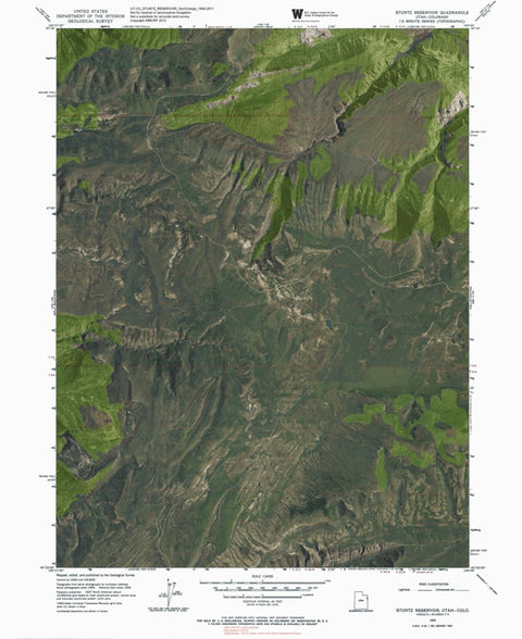 UT-CO-STUNTZ RESERVOIR: GeoChange 1954-2011 Preview 1