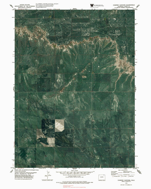 CO-CHIMNEY CANYONS: GeoChange 1973-2011 Preview 1