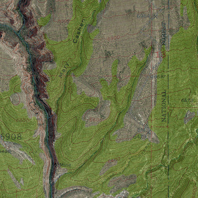UT-BURNT CABIN GORGE: GeoChange 1949-2011 Preview 3