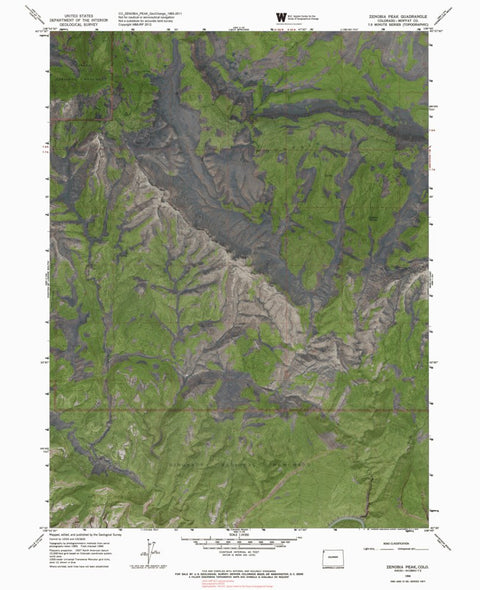 CO-ZENOBIA PEAK: GeoChange 1965-2011 Preview 1