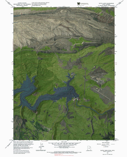 UT-WY-DUTCH JOHN: GeoChange 1950-2011 Preview 1