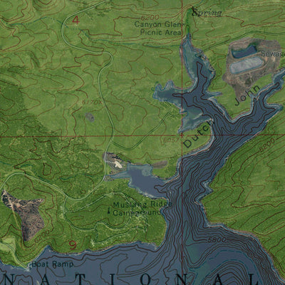 UT-WY-DUTCH JOHN: GeoChange 1950-2011 Preview 2