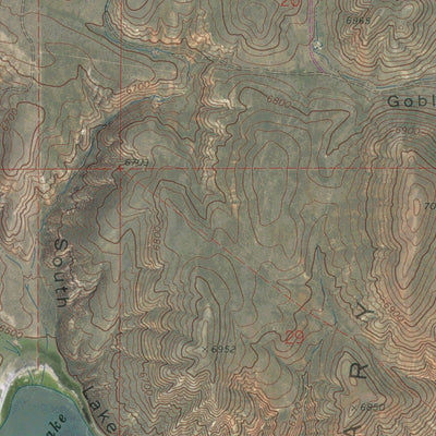 UT-WY-SOUTH LAKE: GeoChange 1968-2011 Preview 2