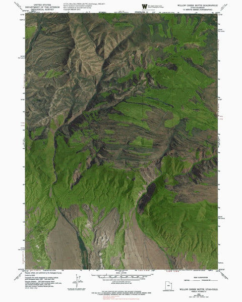UT-CO-WILLOW CREEK BUTTE: GeoChange 1950-2011 Preview 1